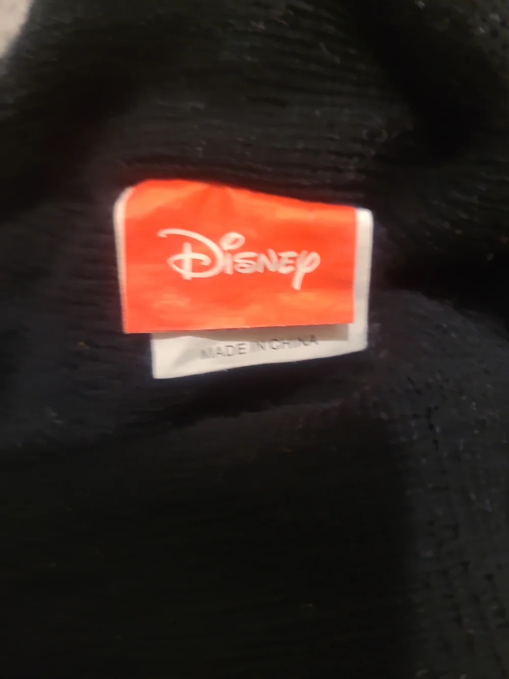 Disney Mickey Black With Gray Mickey Beanie Hat skull cap Unisex OSFM